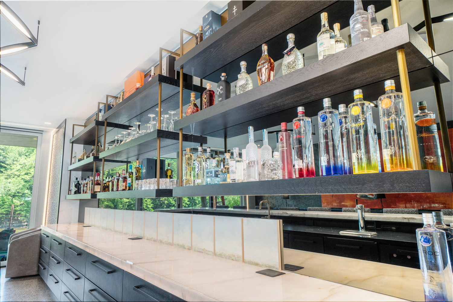 Mirror Bar Backsplash